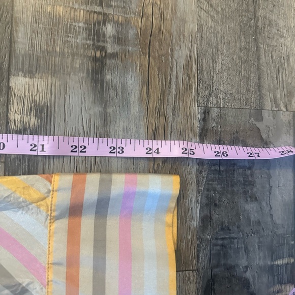 Vintage Striped Sigrid Olsen Silk and Cotton Multicolored Button-down Blouse M - Picture 5 of 7